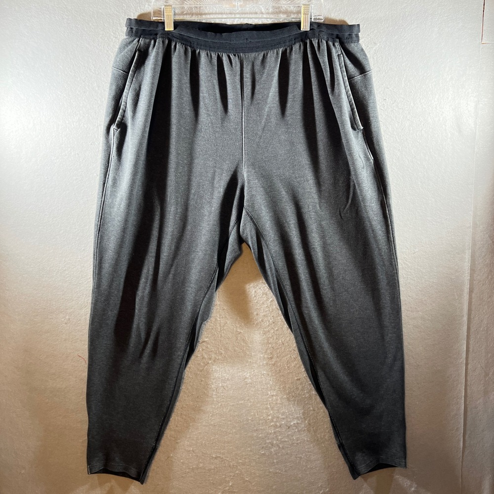 1231 | Nike Yoga Dri-FIT Tapered Jogger Pants Grey Womens 3XL Tall